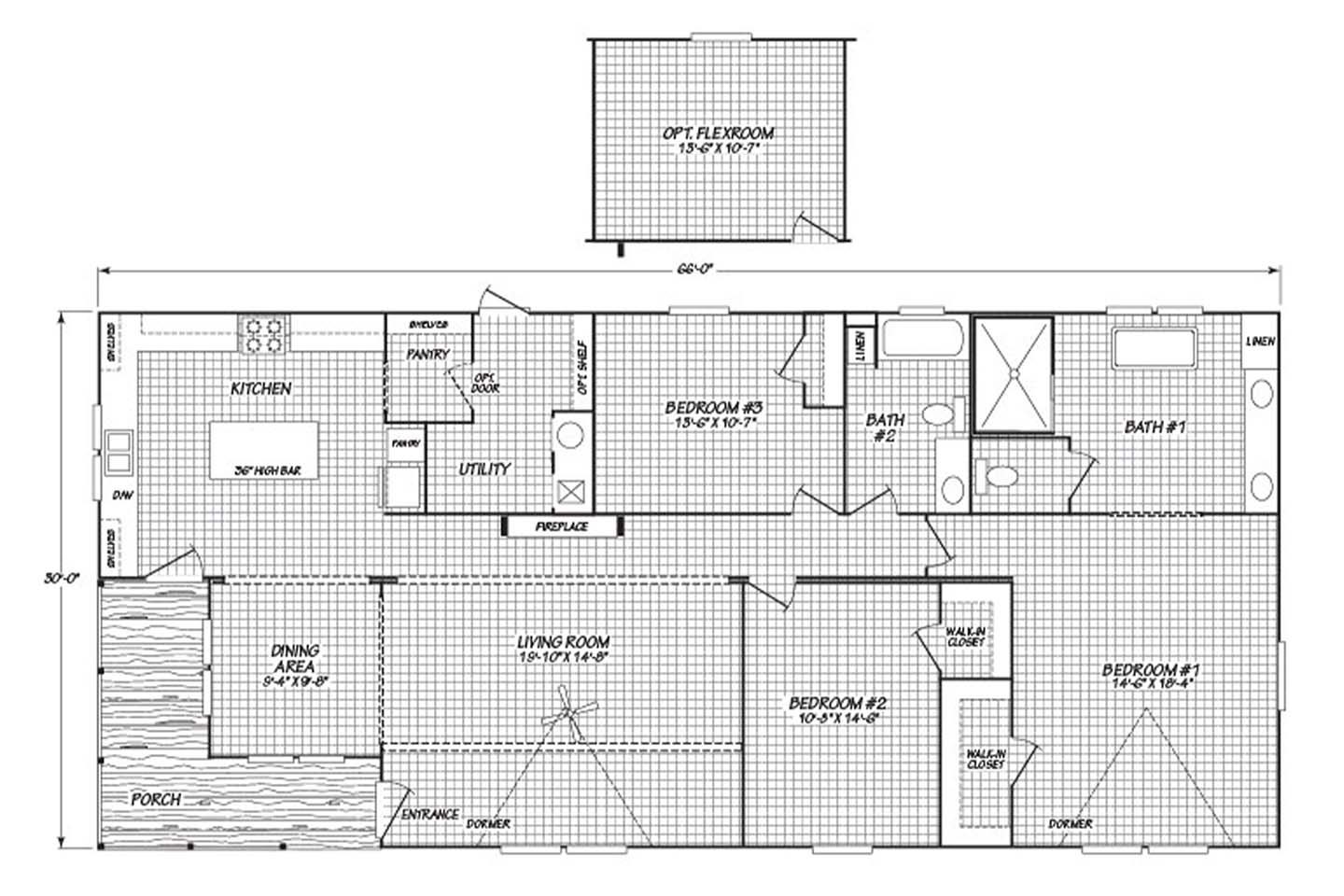 Country Manor 32663M Floor Plan